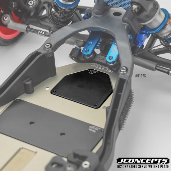 J Concepts RC10B7 Steel Servo Weight Plate - Set