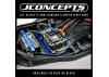 J Concepts RC10B7 Aluminium Electronics Plate 12.3g - Blue