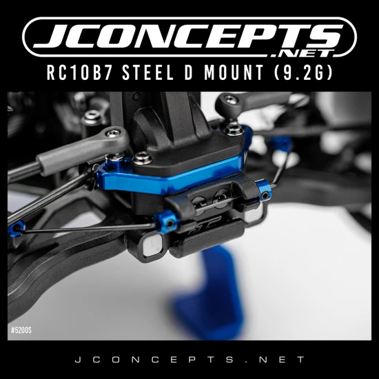 J Concepts RC10B7 Steel D Mount 9.2g