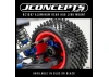 J Concepts RC10B7 Aluminium Rear Hub Link Mount - Blue