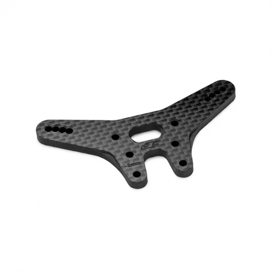 J Concepts RC10B7 -2mm Carbon Fibre Rear Shock Tower - Black