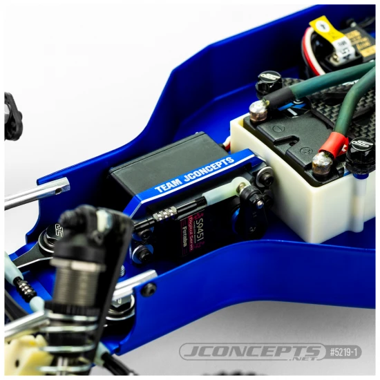 J Concepts RC10 RC10T RC10GT Servo Mount Bracket Black
