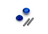 J Concepts 4-40 Future Thumb Nut w/ Set Screw 2pc - Blue