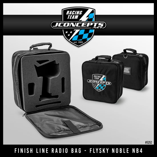 J Concepts Finish Line Radio Bag - FlySky Noble NB4