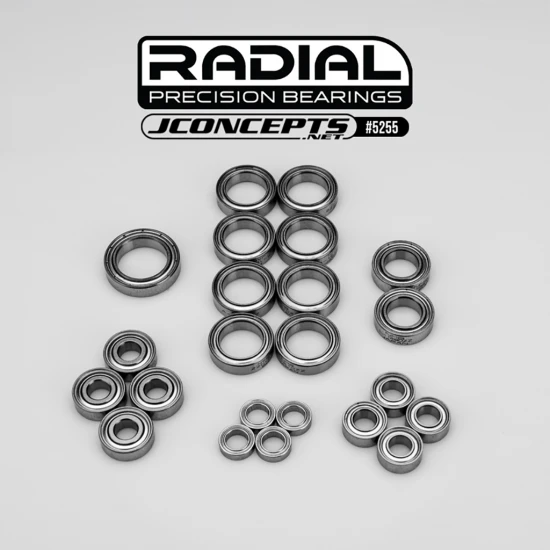 J Concepts Radial NMB Bearing Kit 23pc - Fits XRAY XB4 24 25