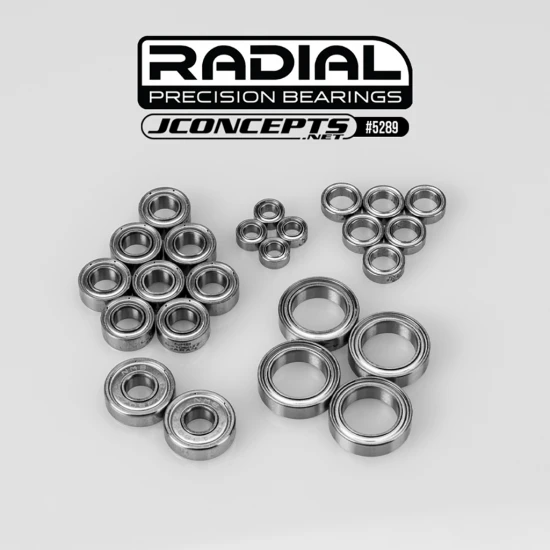 J Concepts TLR 22X DC | 22X AC Radial NMB Bearing Set 24pc