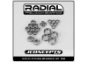 J Concepts TLR 22X DC | 22X AC Radial NMB Bearing Set 24pc