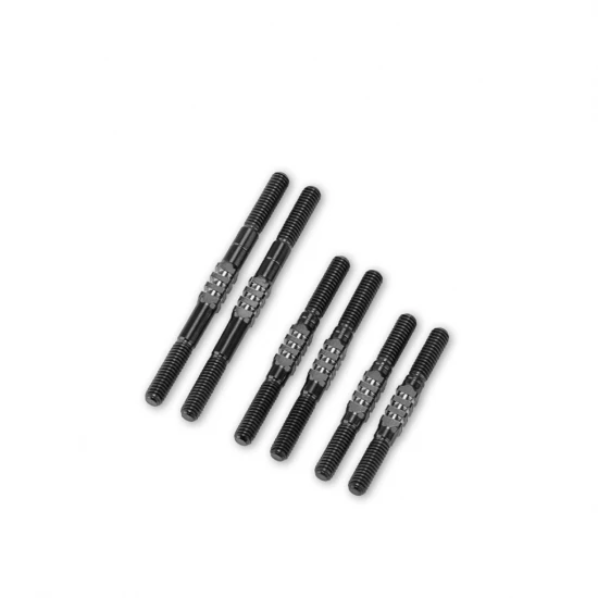 J Concepts RC10 4WD Fin Titanium Turnbuckle Set 6pc - Black