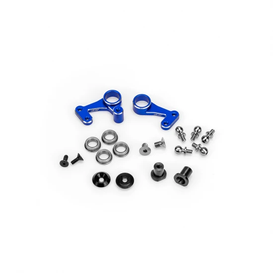 J Concepts RC10 1989 Stealth Alloy Bellcrank Set - Blue
