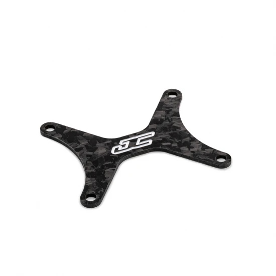 J Concepts RC10 1989 Stealth Forged Carbon Fibre Battery Strap Black