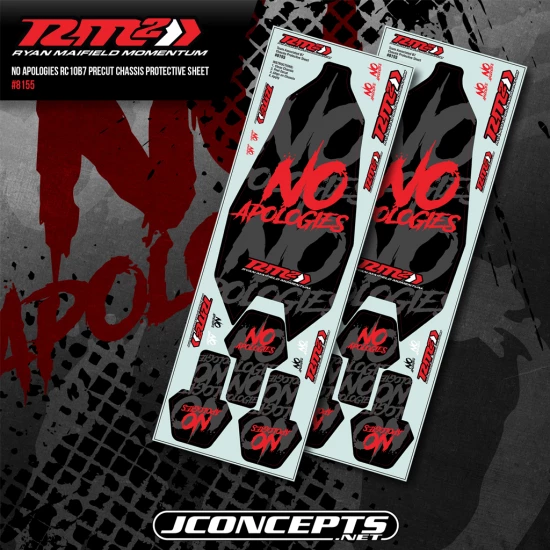 J Concepts RM2 - No Apologies RC10B7/RC10B7D Chassis Skin 2pc