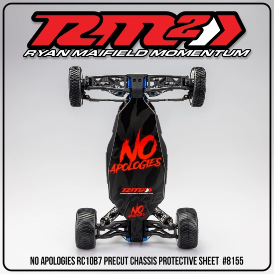 J Concepts RM2 - No Apologies RC10B7/RC10B7D Chassis Skin 2pc