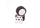 Oval 12th 37sh Pre Glued Red BRCA 51mm diam.