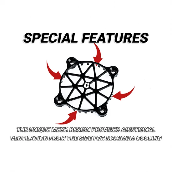 NOSRAM Alloy Safety Mesh V2 for 40mm Fan - Black