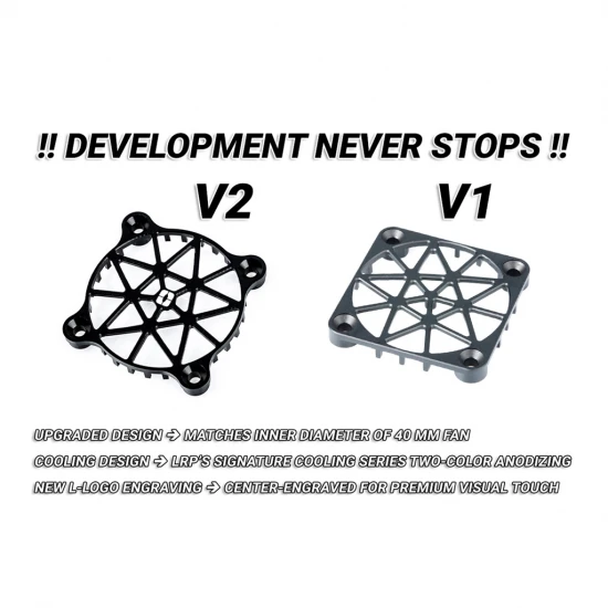 NOSRAM Alloy Safety Mesh V2 for 40mm Fan - Black