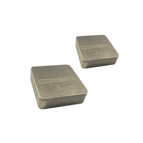 RIPTECH Tungsten Weights 5G x 2PC - 9.8x9.8x3mm