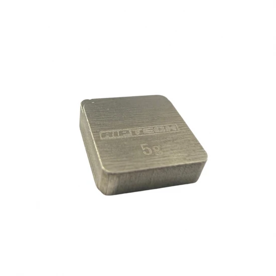 RIPTECH Tungsten Chassis Weight 5G - 9.8x9.8x 3mm