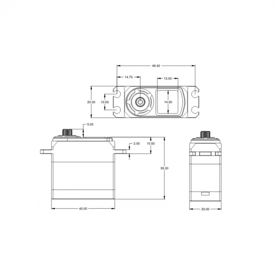 SRT 9022 HV Brushless Servo