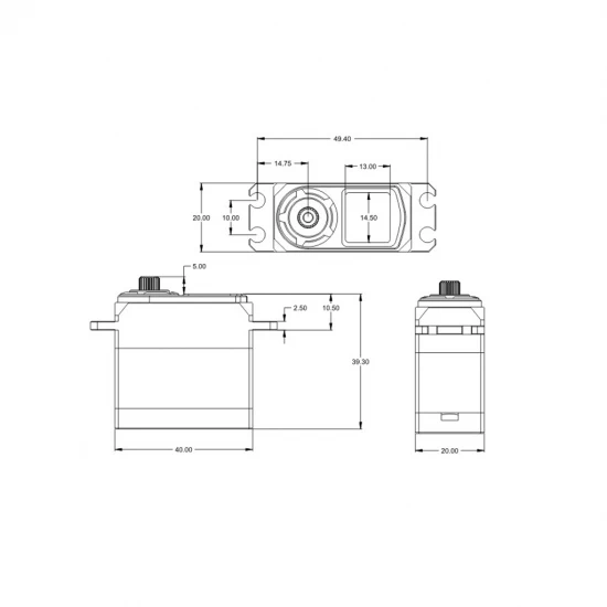 SRT 1:8 Car HV Brushless Servo