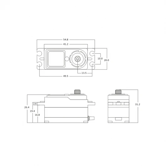 SRT CH6012 1:10 Scale On-Road HV Servo