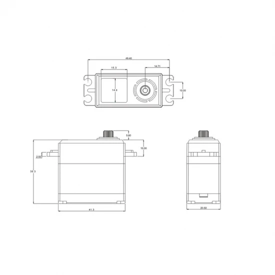 SRT CH635S 1/5 Scale OR HV Coreless Servo