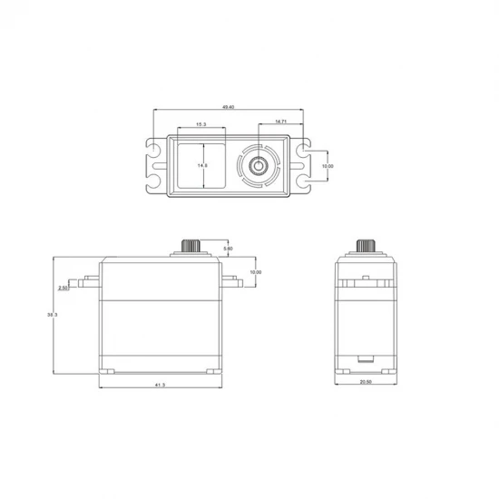 SRT CL6030 Waterproof Coreless Servo