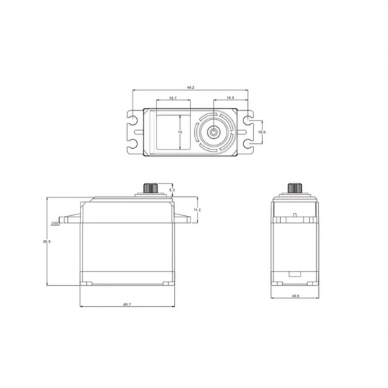 SRT DL5020 LV Digital Waterproof Servo