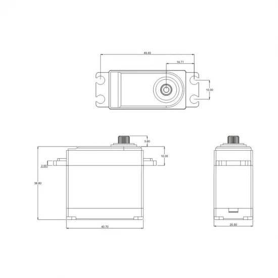 SRT W35 HV Coreless Waterproof Servo