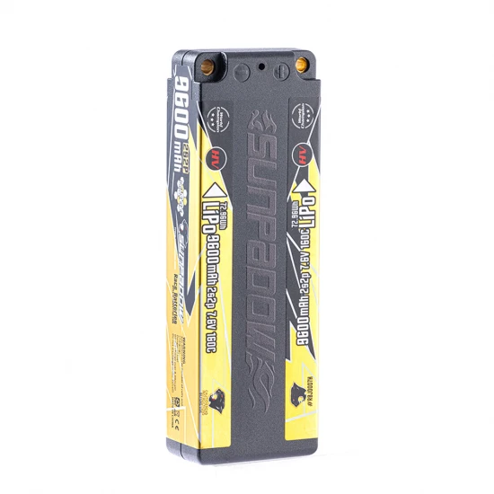 Sunpadow LiPo 9600mAh 7.6v 2S 160C Shorty 25.1mm