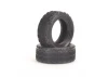 Schumacher Cactus Fusion Tyres - 1:10 4WD Front - Silver - 1 Pair