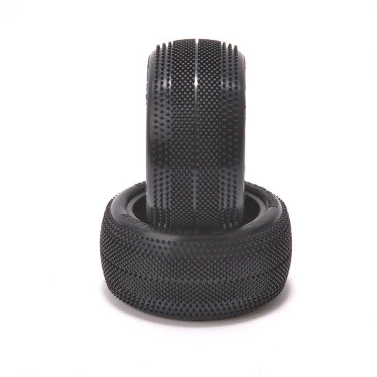 Schumacher Azami 1:10 Rear Buggy Tyres - Yellow (2)