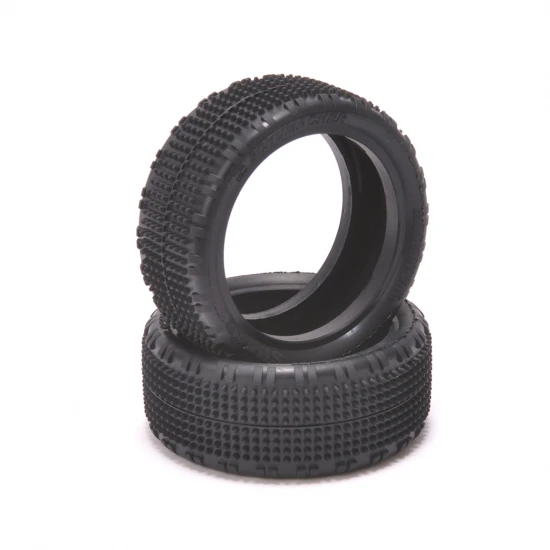 Schumacher Shard 1:10 4WD Front Tyres - Yellow (2)