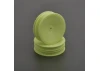 Schumacher 2WD Front Slim Buggy Wheels - Neon Yellow (2)