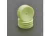 Schumacher 2WD Front Medium Buggy Wheels - Neon Yellow (2)