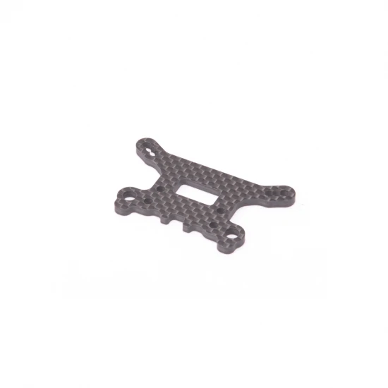 Carbon Fibre Front Shock mount - Neon