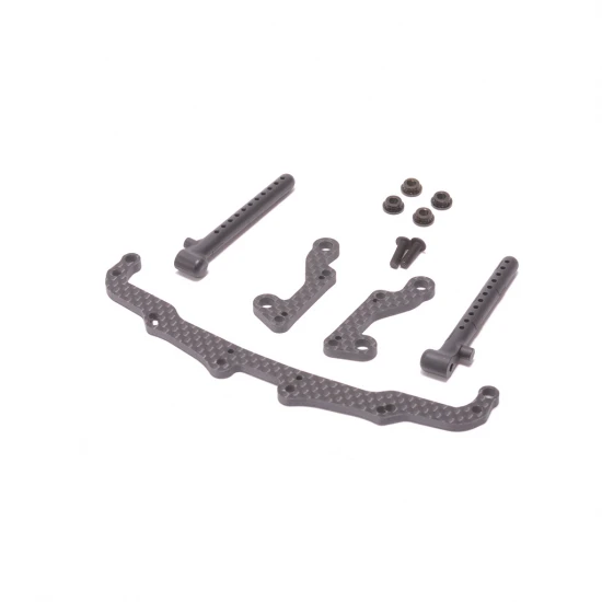 Carbon Fibre Lightweight Rear Shock Mount Set - Mi9