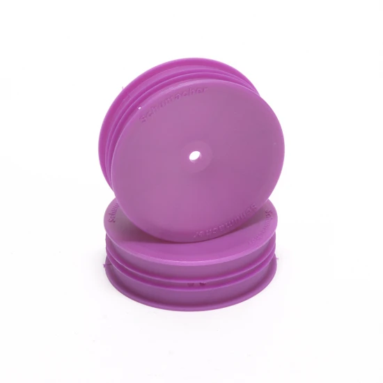 Schumacher 2WD Front Slim Buggy Wheels - Purple (2)
