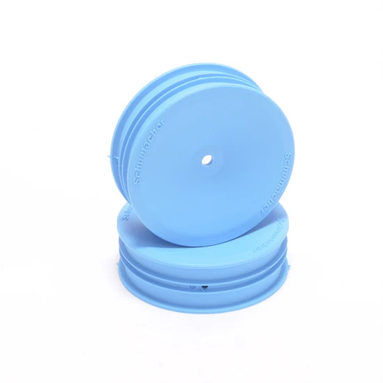 Schumacher 2WD Front Slim Buggy Wheels - Blue (2)