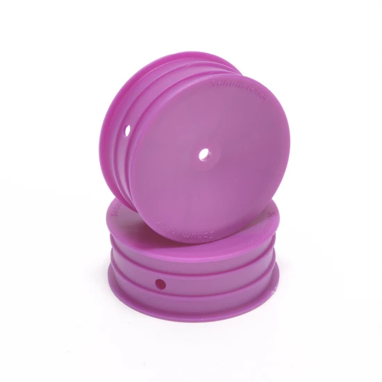 Schumacher 2WD Front Buggy Wheels - Purple (2)