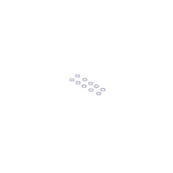 M3 Alloy Washers Grey 0.5mm (10)
