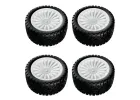 UDIRC Rally L - Tyres -A x4 (White wheel)