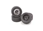 UDIRC Rally F - Tyres A x4 (Black Wheel)