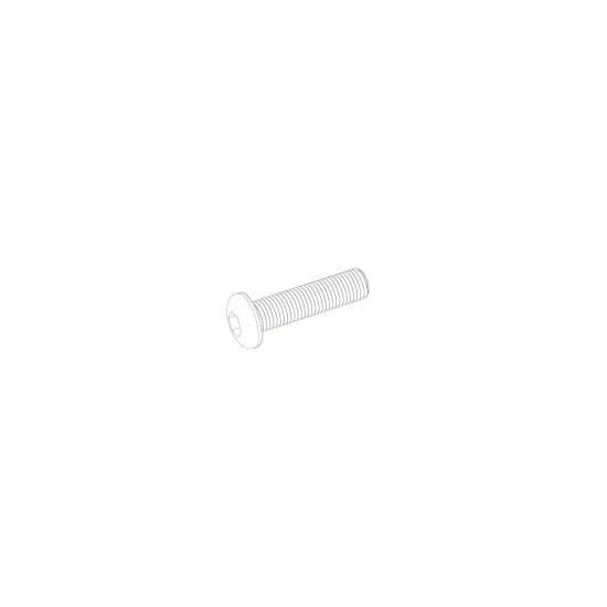 UDI 3*12TM Hex half round machine screw 8pcs