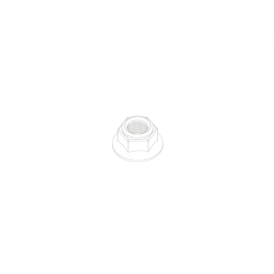 UDIRC M4 hex flanged lock nut