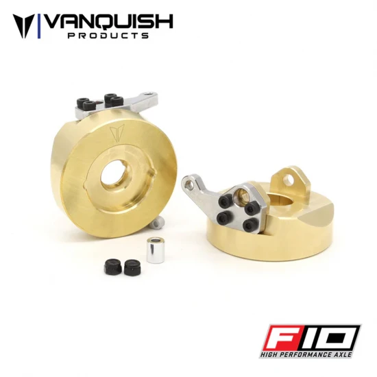 Vanquish Brass F10 Straight Axle Steering Knuckles