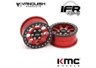 Vanquish KMC 1.9 KM237 Riot Red Anodized