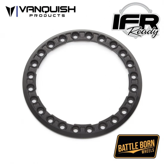 Vanquish Battle Born Wheels 1.9 Beadlock Black 1pc