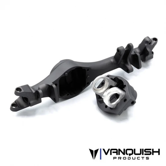 Vanquish F10T Aluminium Front Axle Housing - Black