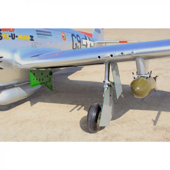 Seagull P-47 Thunderbolt, Chief Ski-U-Mah II (30-38cc) 1.77m / 70in with 3 Piece Retracts