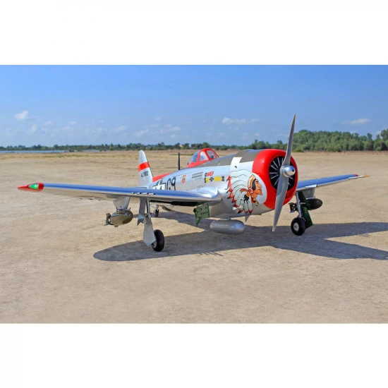 Seagull P-47 Thunderbolt, Chief Ski-U-Mah II (30-38cc) 1.77m / 70in with 3 Piece Retracts